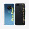 Custom Text OnePlus Transparent Case