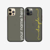 Custom Text iPhone Frosted Case