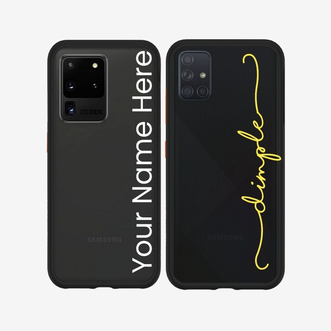 Custom Text Samsung Premium Art Name Case (Frosted)