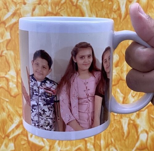 customised photo mug