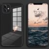 Glass Back Silicone Frame iPhone Case2
