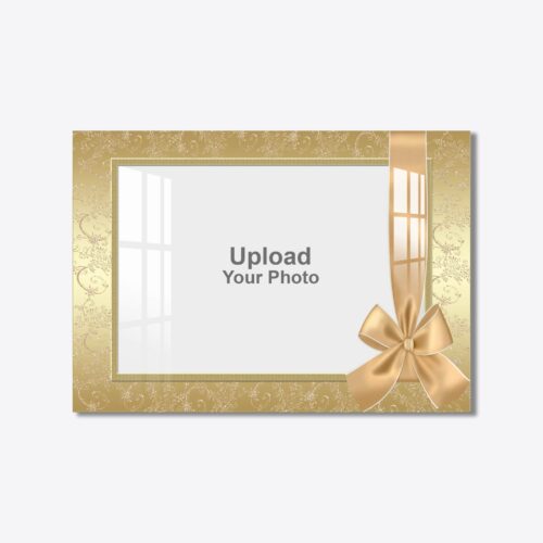 Golden Acrylic Picture Frame