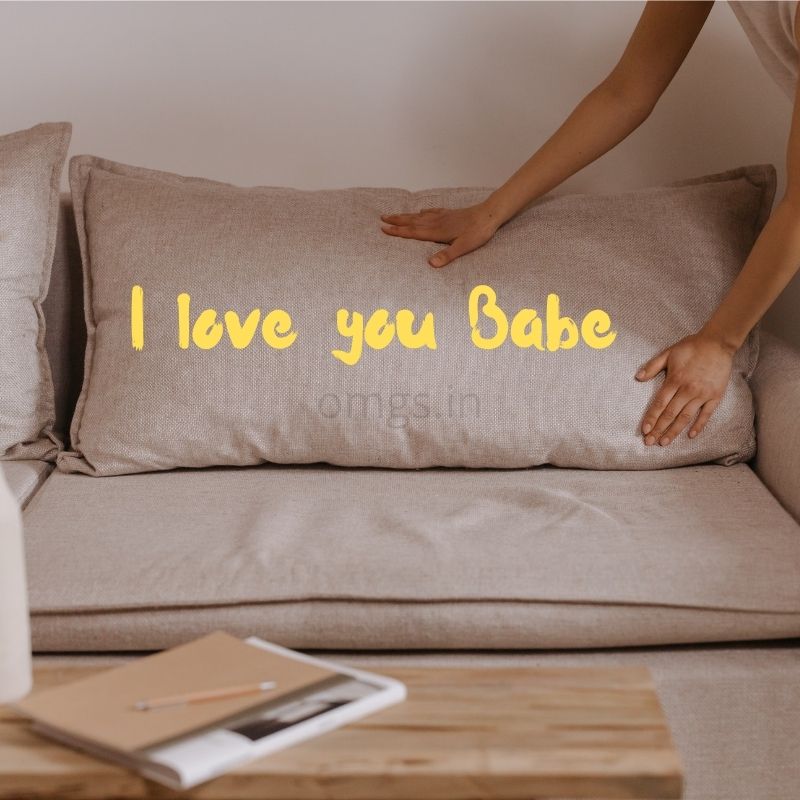 custom printed cushion for girlfriend