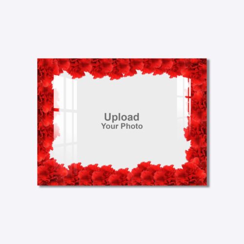 Red Rose Acrylic Photo Frame