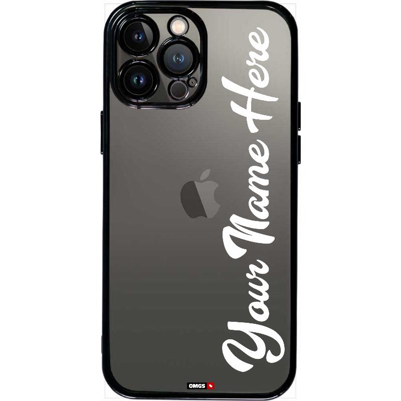 Custom Text iPhone Electroplating Name Case