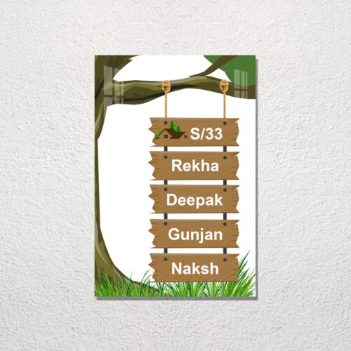 Ladder Acrylic Designer Name Plate