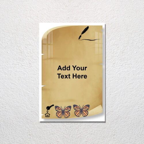 Latter Design Acrylic Name Plate