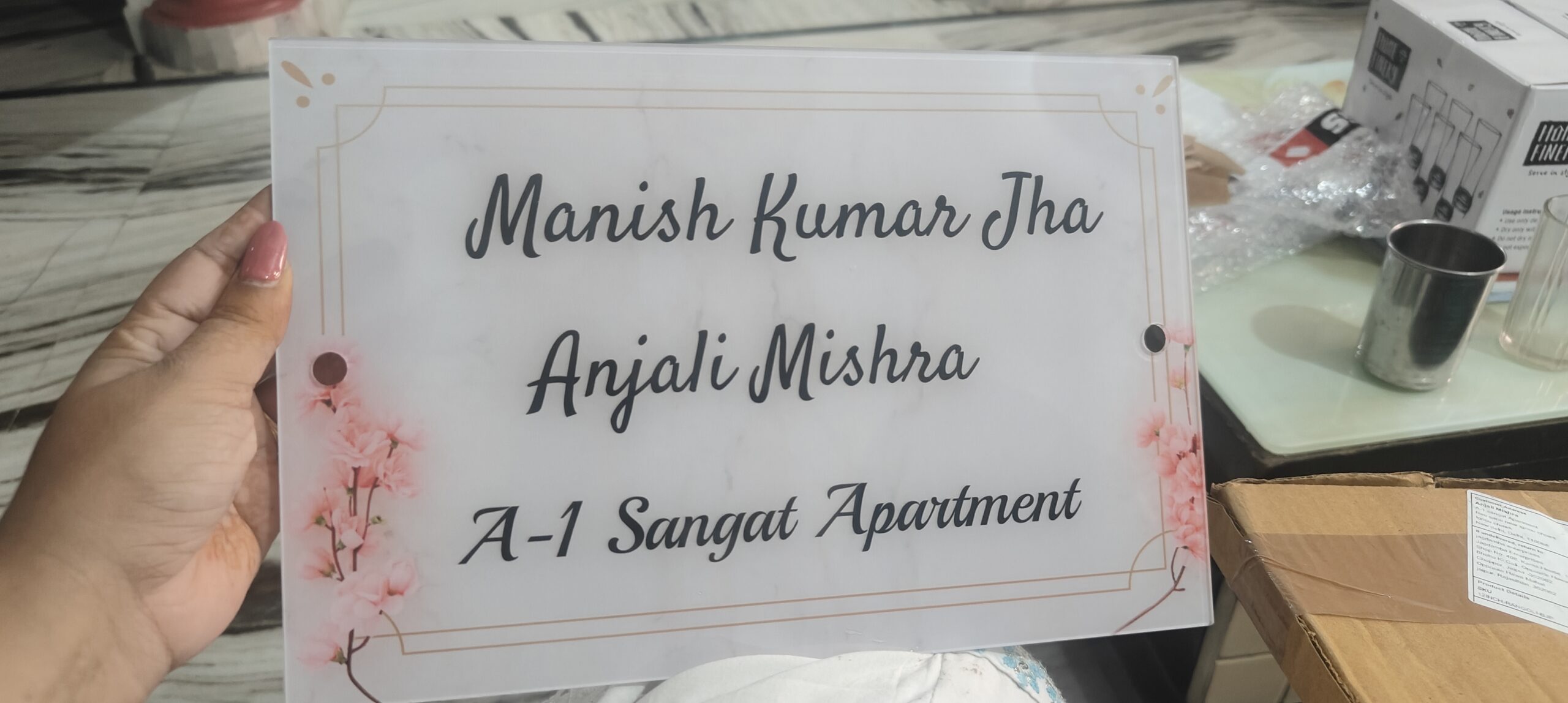 Acrylic Name Plate photo review