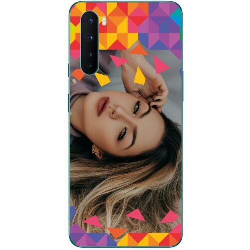 #4 TOP BOTTOM Abstract Design Photo case for OnePlus Nord