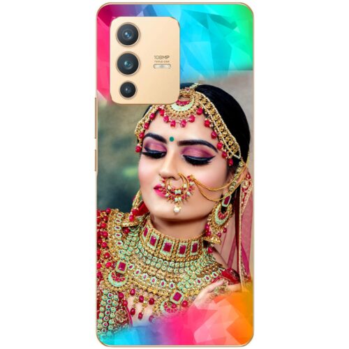 Color Polygons Custom Photo Case for Vivo 23 Pro