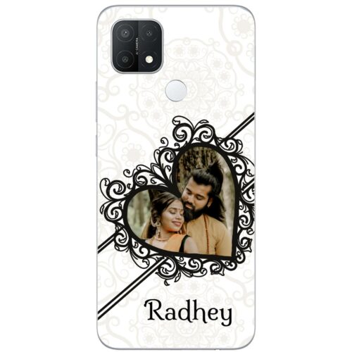 Love Frame Custom Photo Case for Oppo A15S