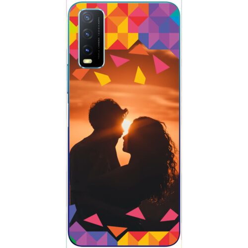 #4 TOP BOTTOM Abstract Design Photo case for Vivo Y20a