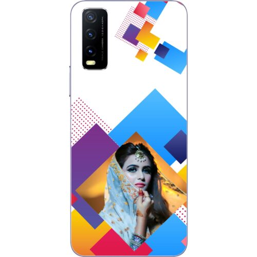 Abstract Rectangle Photo Case for Vivo Y20i