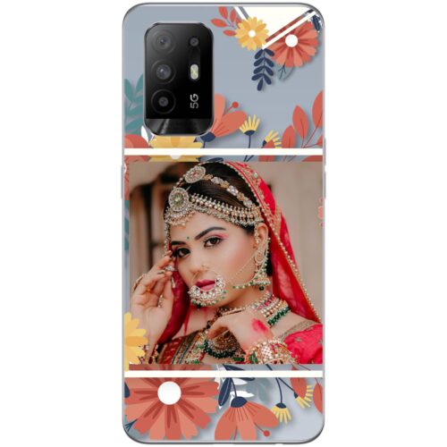 Flower Frame Photo Case for Oppo F19 Pro Plus
