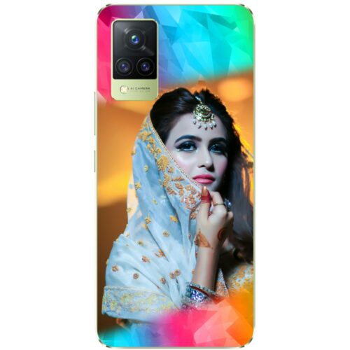 Color Polygons Custom Photo Case for Vivo V21 5G