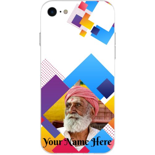 Abstract Rectangle Photo Case for iPhone 8