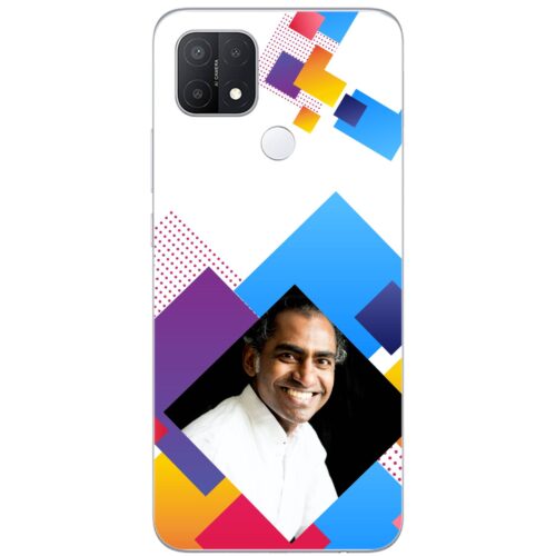 Abstract Rectangle Photo Case for Oppo A15S