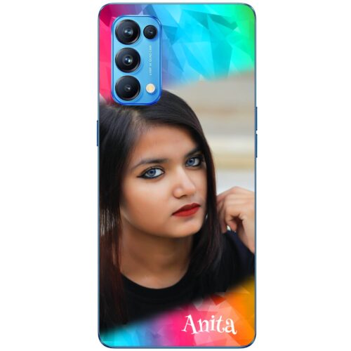 Color Polygons Custom Photo Case for Oppo Reno 5 Pro
