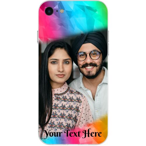 Color Polygons Custom Photo Case for iPhone SE