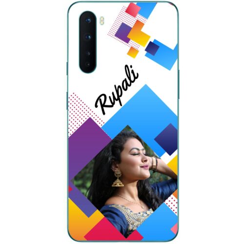 Abstract Rectangle Photo Case for OnePlus Nord