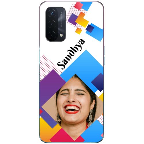 Abstract Rectangle Photo Case for Oppo A74