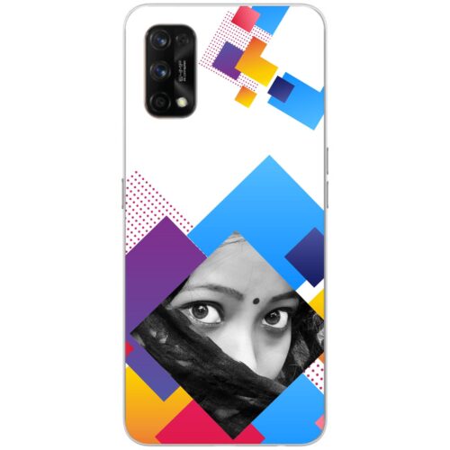 Abstract Rectangle Photo Case for Realme 7 Pro