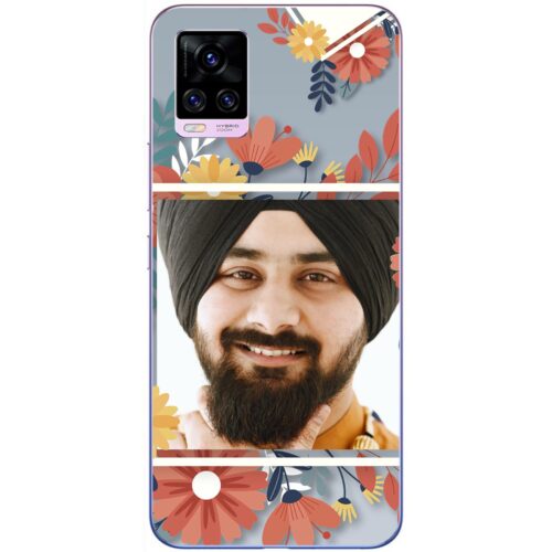 Flower Frame Photo Case for Vivo V20