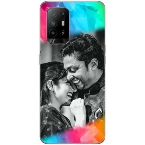 Color Polygons Custom Photo Case for Oppo F19 Pro Plus