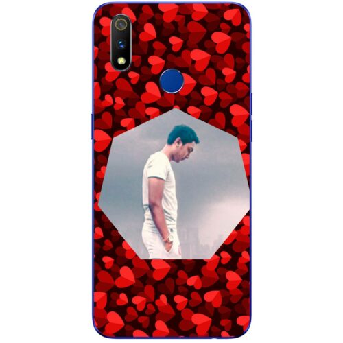 #8 Hexagon Custom Photo Case for Realme 3 Pro