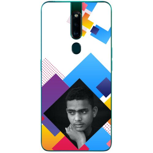 Abstract Rectangle Photo Case for Oppo F11 Pro