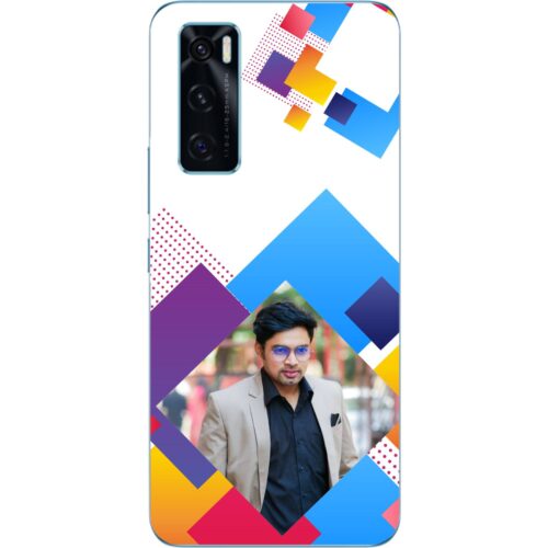 Abstract Rectangle Photo Case for Vivo V20 SE