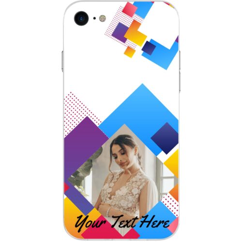 Abstract Rectangle Photo Case for iPhone SE