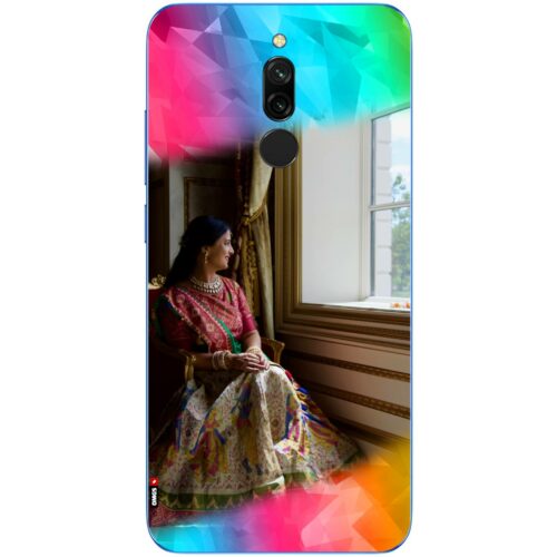 Color Polygons Custom Photo Case for Redmi 8