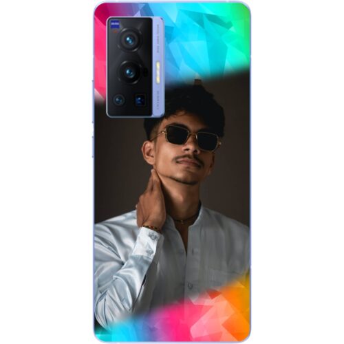 Color Polygons Custom Photo Case for Vivo X70 Pro