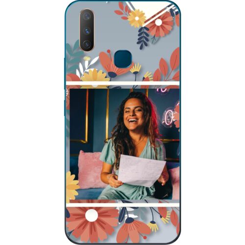 Flower Frame Photo Case for Vivo Y17
