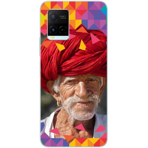 #4 TOP BOTTOM Abstract Design Photo case for Vivo Y21
