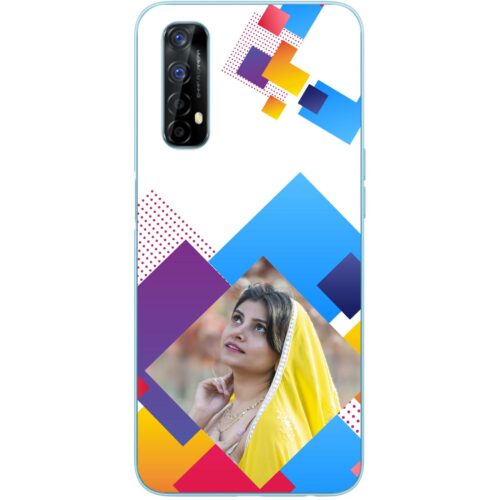 Abstract Rectangle Photo Case for Realme 7