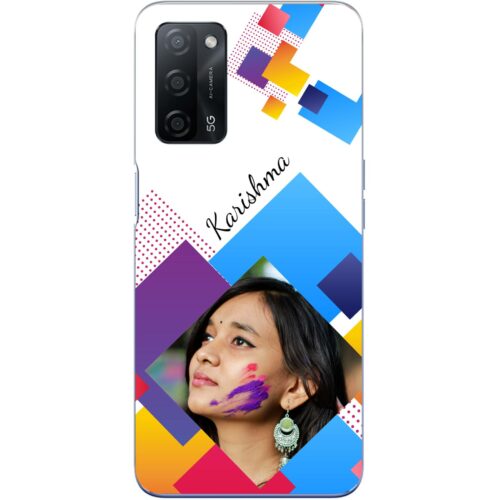 Abstract Rectangle Photo Case for Oppo A53S