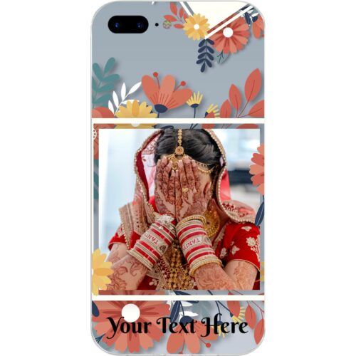 Flower Frame Photo Case for iPhone 8 Plus