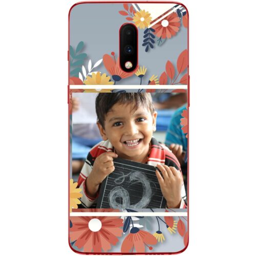 Flower Frame Photo Case for OnePlus 7