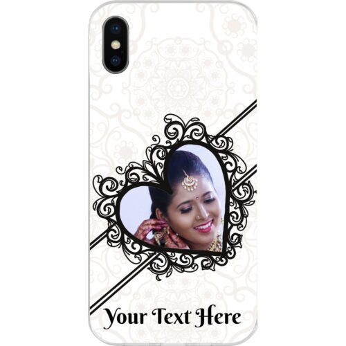Love Frame Custom Photo Case for iPhone XS