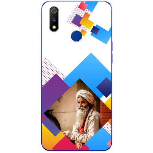 Abstract Rectangle Photo Case for Realme 3 Pro