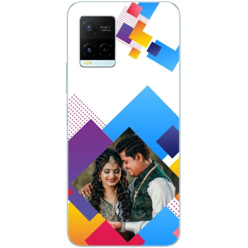 Abstract Rectangle Photo Case for Vivo Y21