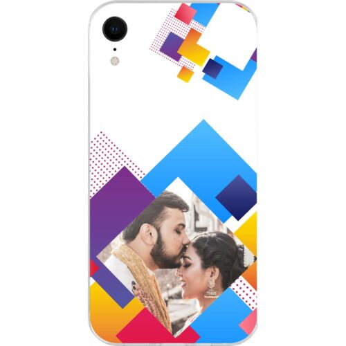Abstract Rectangle Photo Case for iPhone XR