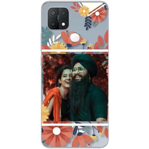 Flower Frame Photo Case for Oppo A15