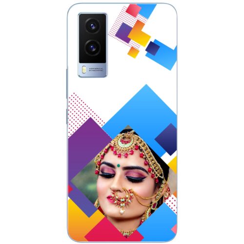 Abstract Rectangle Photo Case for Vivo V21 E