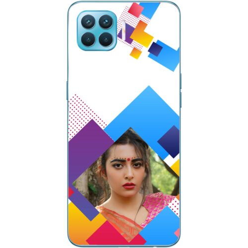 Abstract Rectangle Photo Case for Oppo F17 Pro