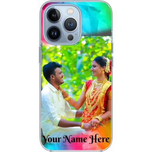 Color Polygons Custom Photo Case for iPhone 13 Pro Max