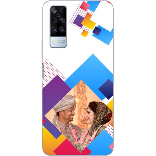 Abstract Rectangle Photo Case for Vivo Y51a (2021)