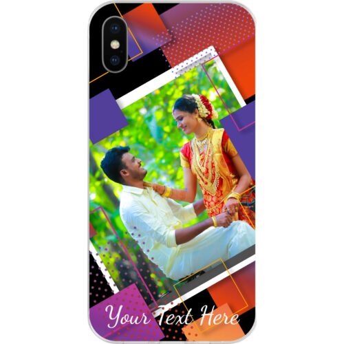 #9 Abstract Design Photo case for iPhone X